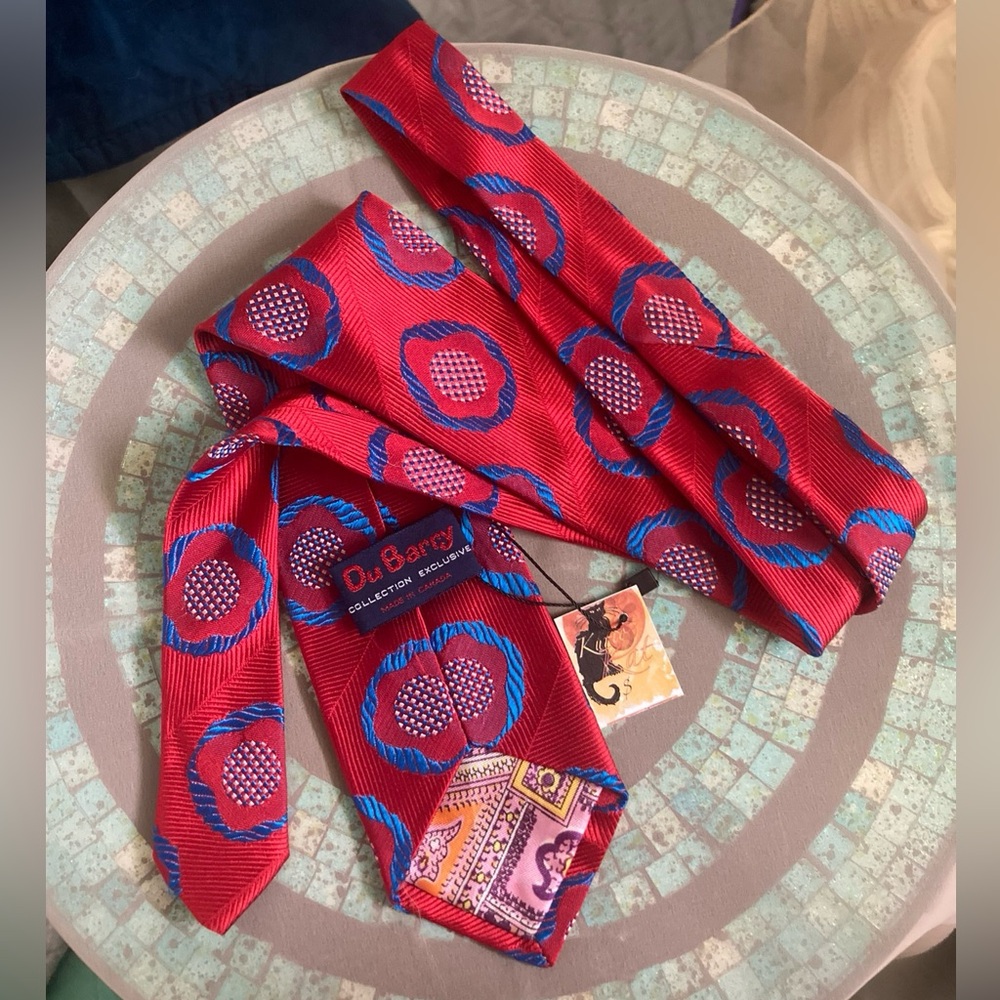 Vintage 1960s-70s Du Barry Tie - Rare - Made in Canada